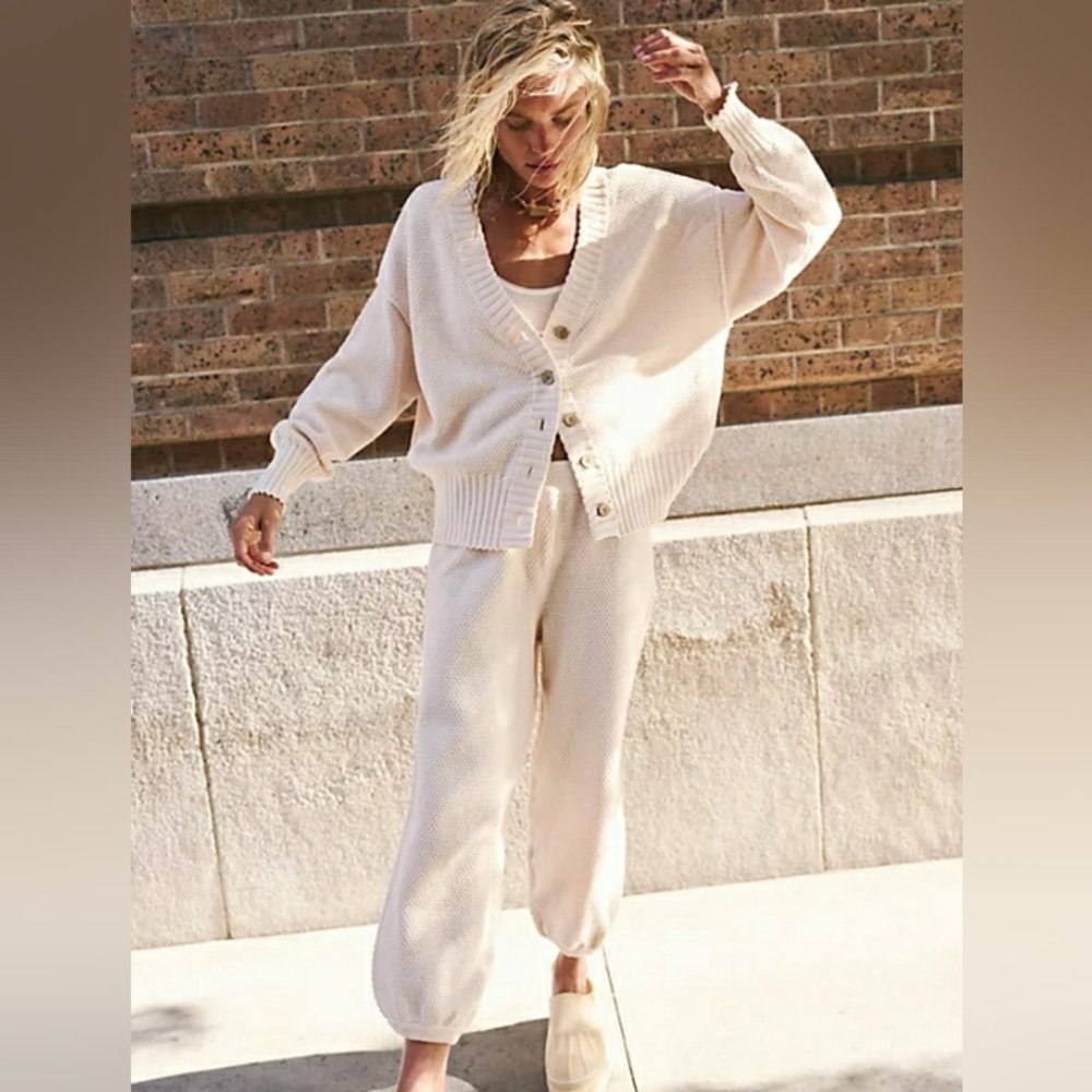 NWT Free People Hailee Cardi Set M